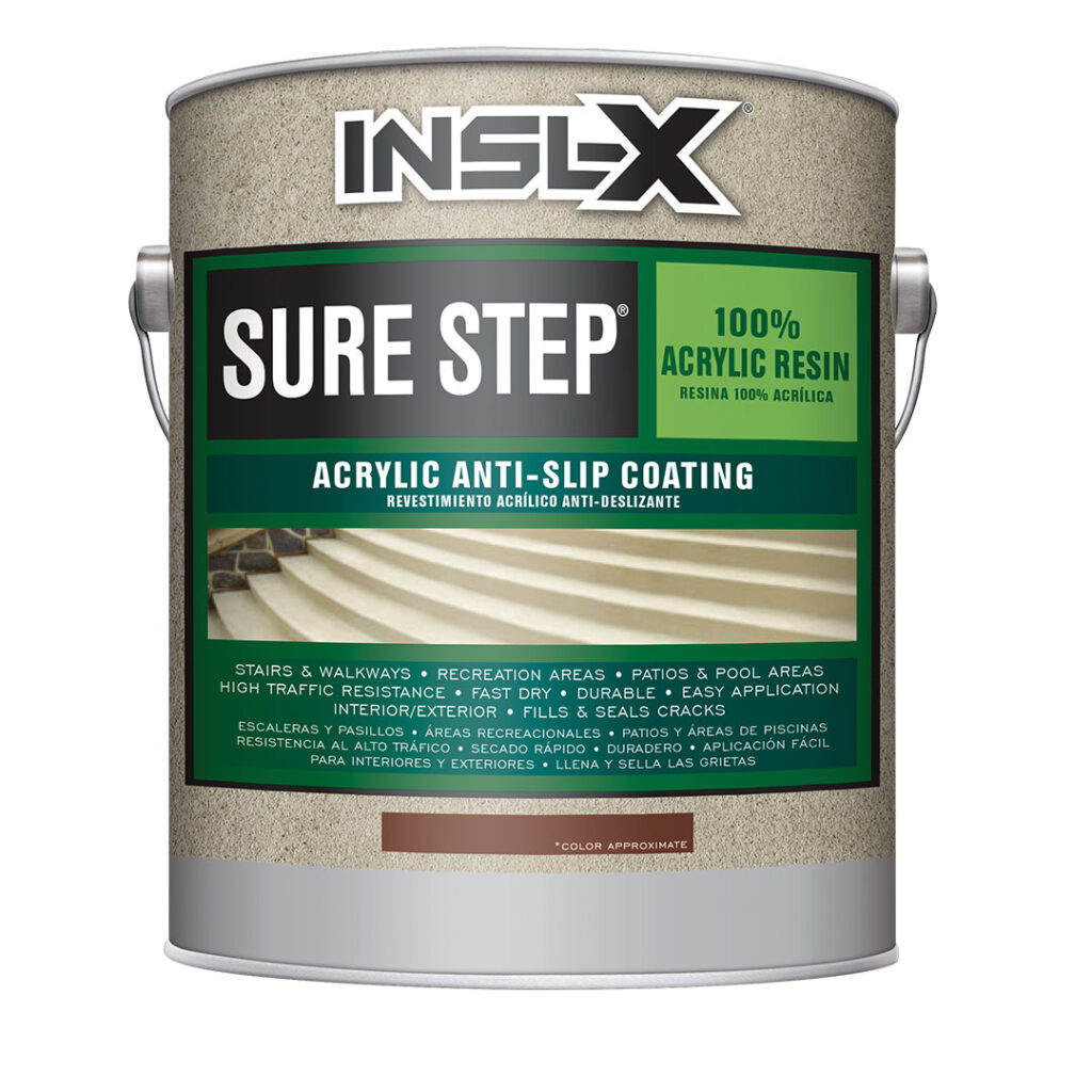 Sure Step® Revestimiento acrílico antideslizante – Sin brillo