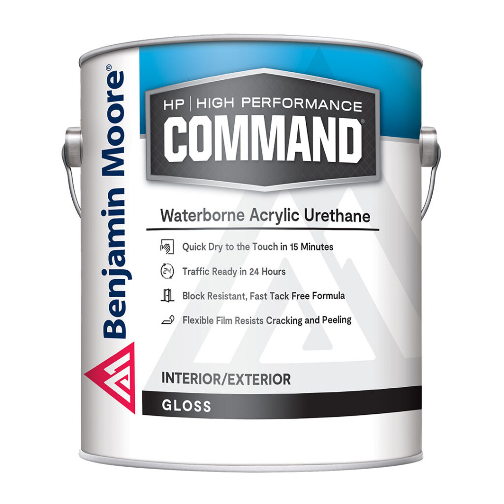 Command® Uretano acrílico al agua de alto rendimiento – Brillante
