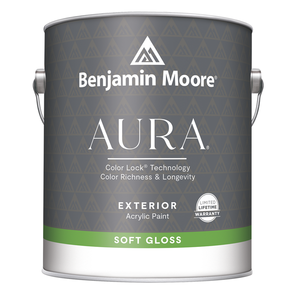 Aura® Pintura para exteriores – Brillo suave