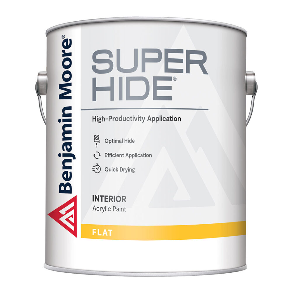 Super Hide® Pintura para interiores con poco contenido de COV – Sin brillo