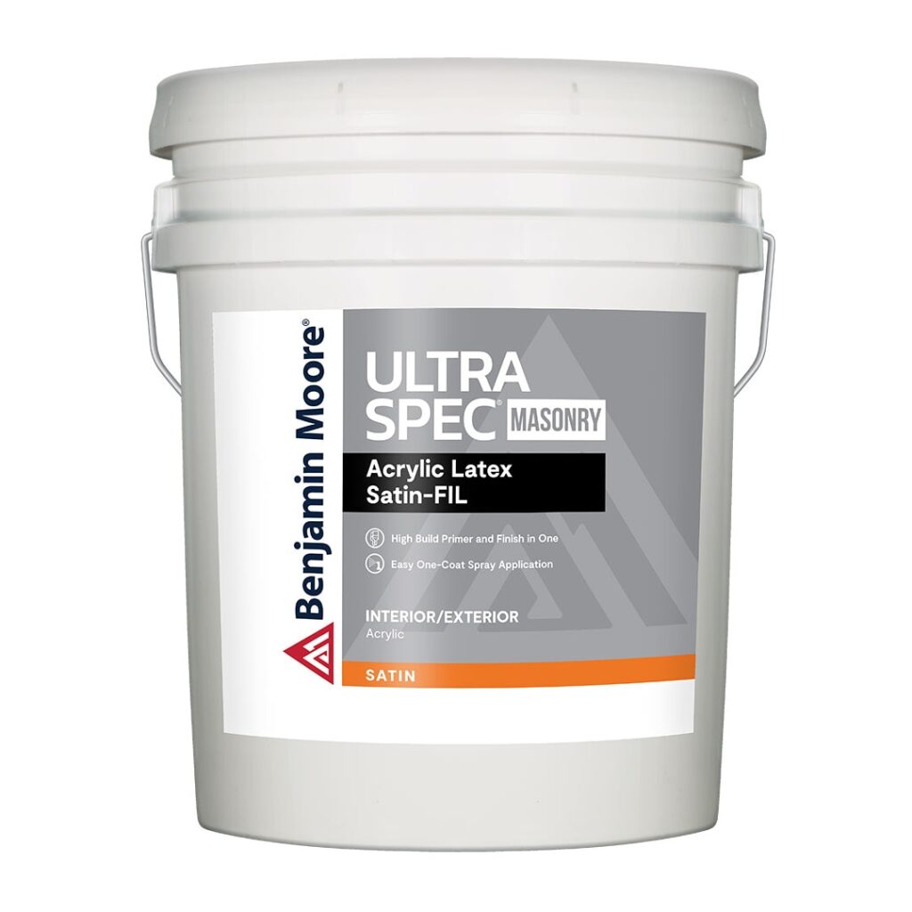 Ultra Spec® Látex acrílico para mampostería – Satinado, para rellenar